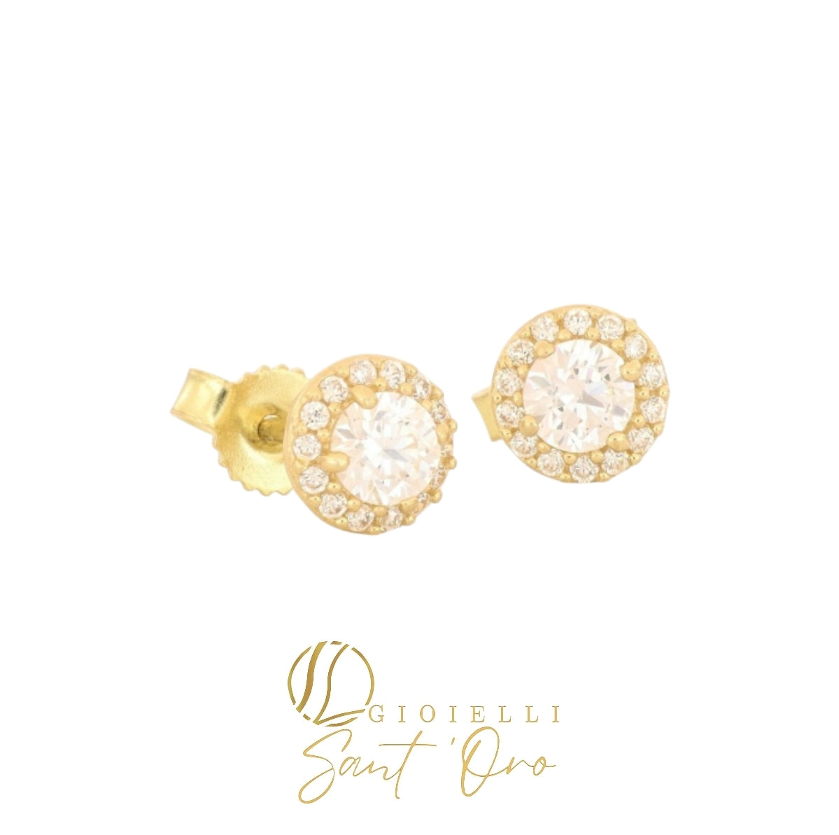 Orecchini a punto luce in Oro 18kt - Gioielli Sant’Oro