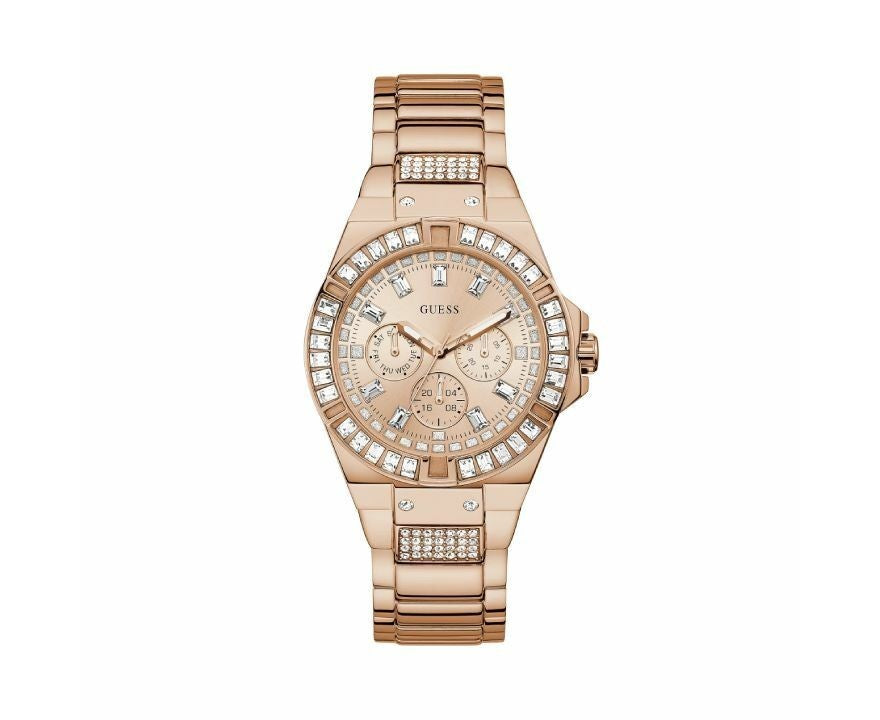 Orologio Guess Donna W1296L3 - Quadrante Rosso, Cinturino Silicio, Cassa 38mm, Quarzo