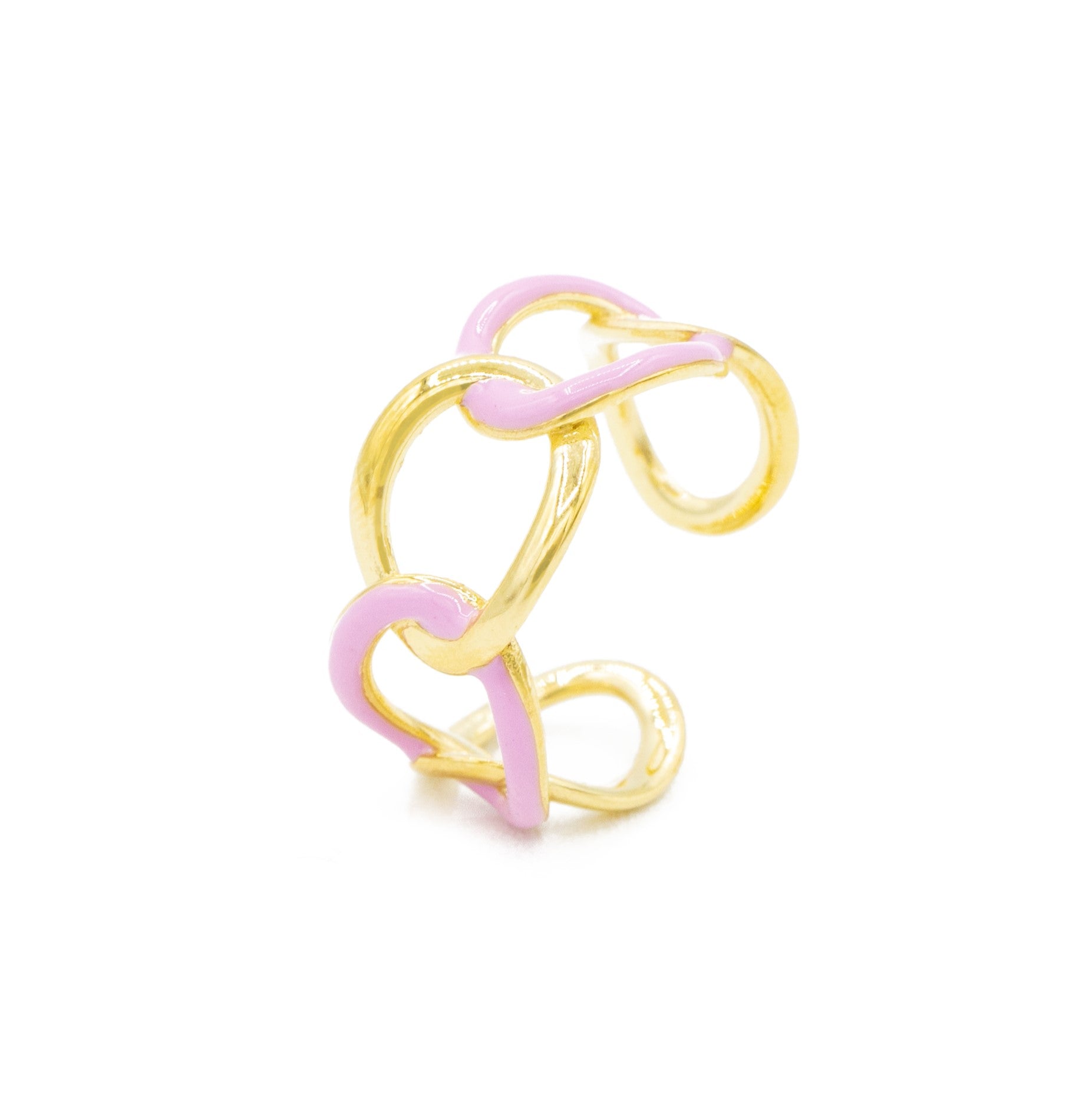 Anello da Donna a Fantasia Catena in Argento 925